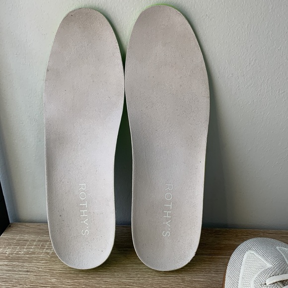 Rothy’s The RS01 Sneaker Panther Men’s Size 10.5 White & Blue Casual Shoes - Picture 14 of 14